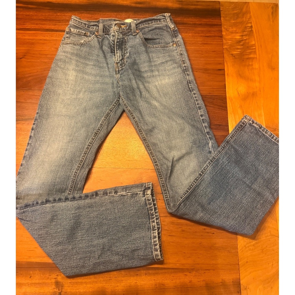 Levi's Signature Bootcut Jeans Wn W28 L30 Medium Wash Stretch Denim Streetwear